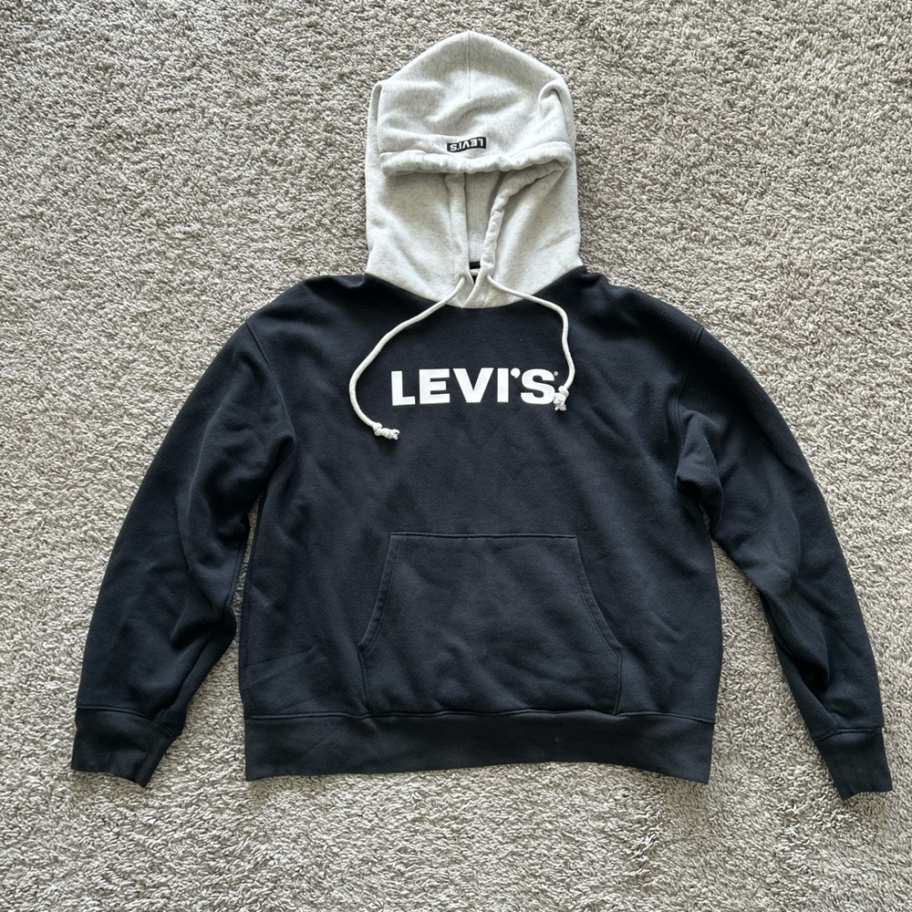 Levi's Black and White Men's Hoodie